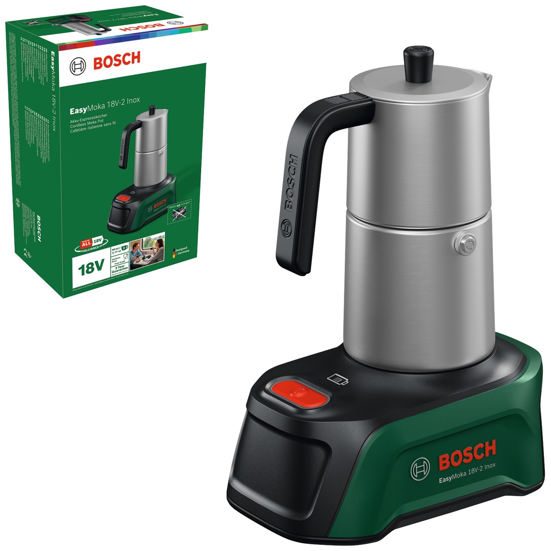 Bosch Akku-Kaffeemaschine EasyMoka 18V-2 Inox