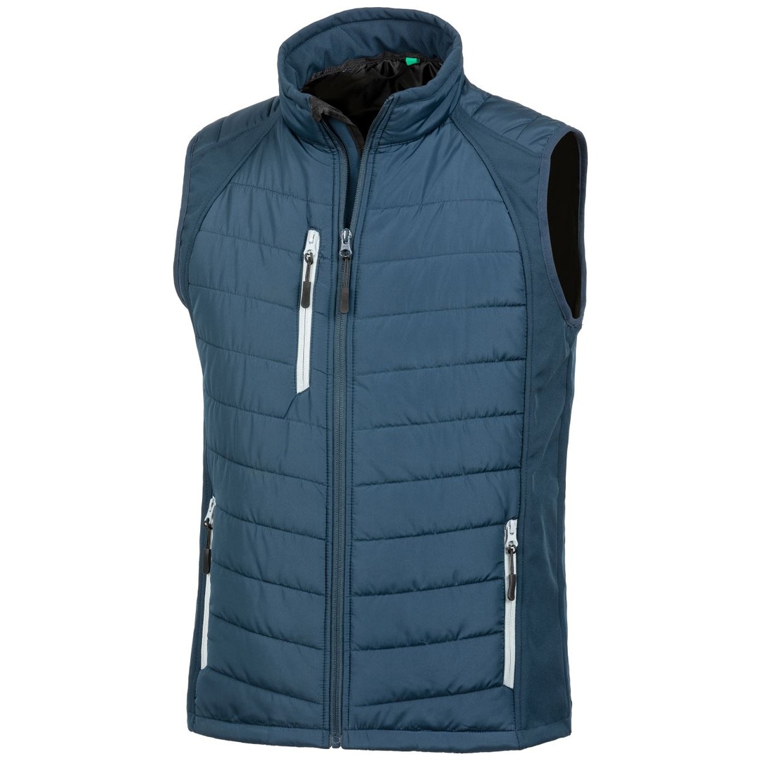 Result Core Cotton Classics-30.238X Hybrid Gilet Compass Gr. M navy/grey