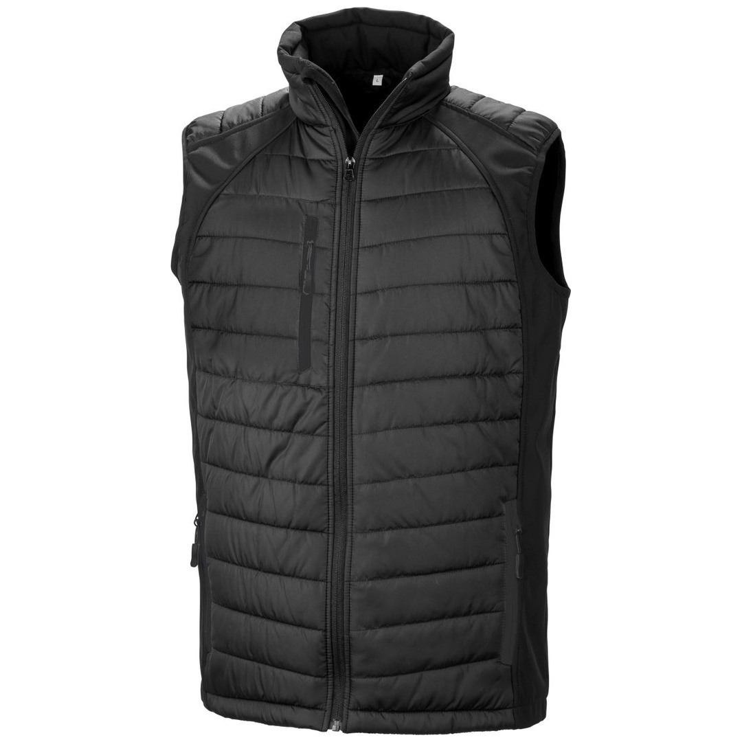 Result Core Cotton Classics-30.238X Hybrid Gilet Compass Gr. S Black/black