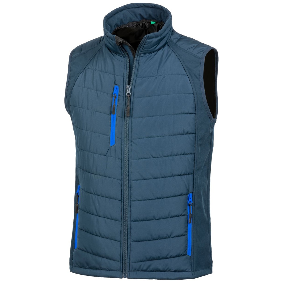 Result Core Cotton Classics-30.238X Hybrid Gilet Compass Gr. S navy/royal