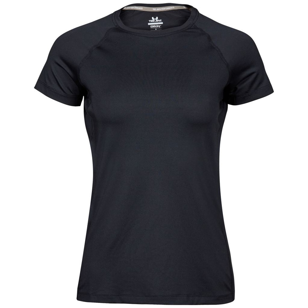 Tee Jays Damen CoolDry Sport T-Shirt 18.7021 Gr. 2XL Black