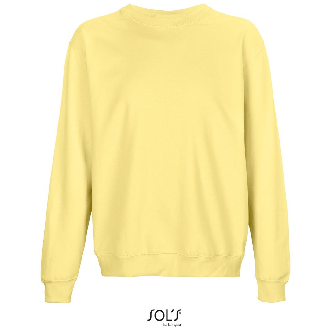 SOLs Collection Cotton Classics-25.3814 Unisex Sweater Gr. S light yellow