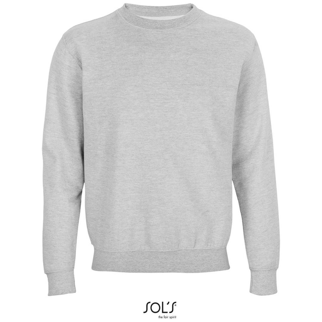 SOLs Collection Cotton Classics-25.3814 Unisex Sweater Gr. M grey melange