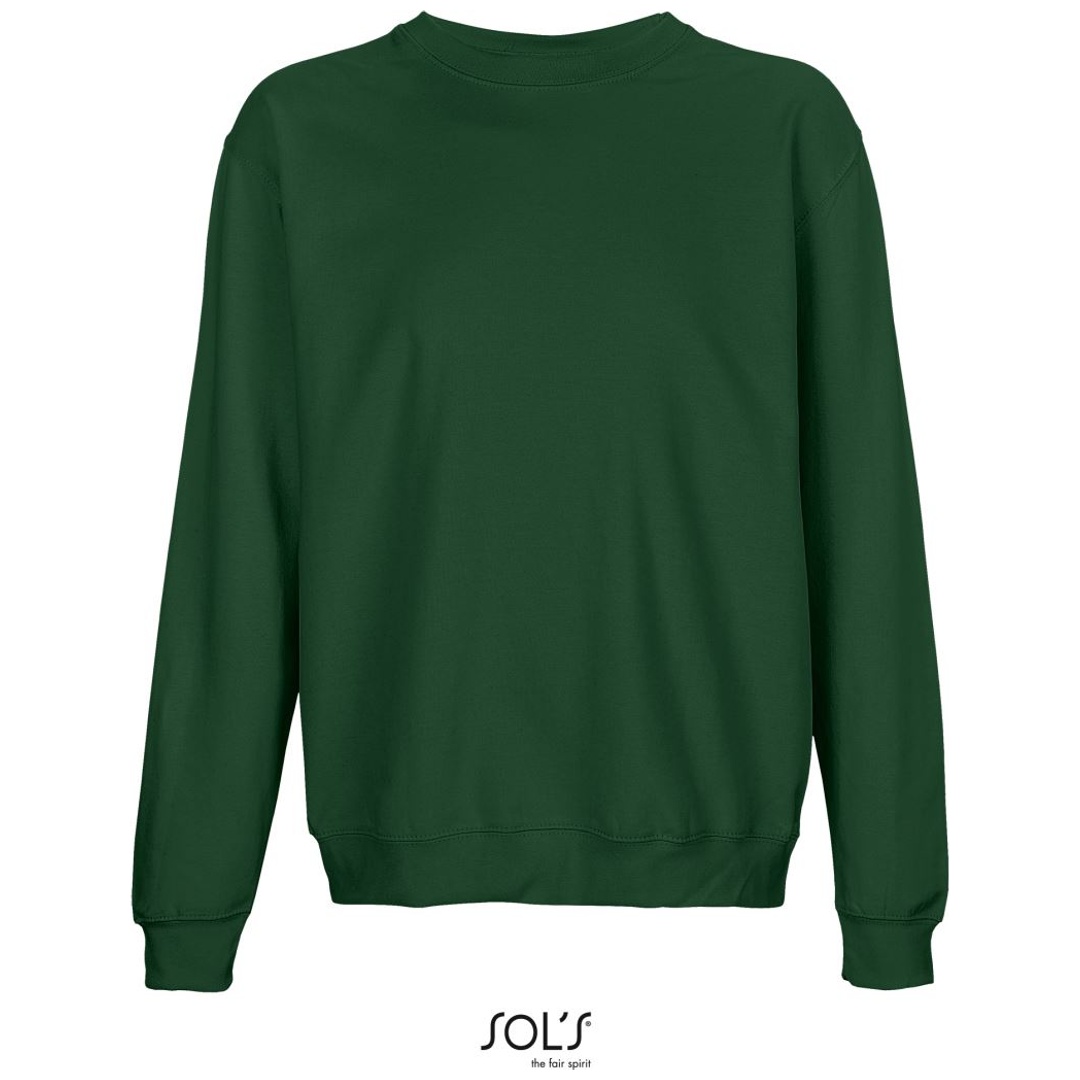 SOLs Collection Cotton Classics-25.3814 Unisex Sweater Gr. L bottle green