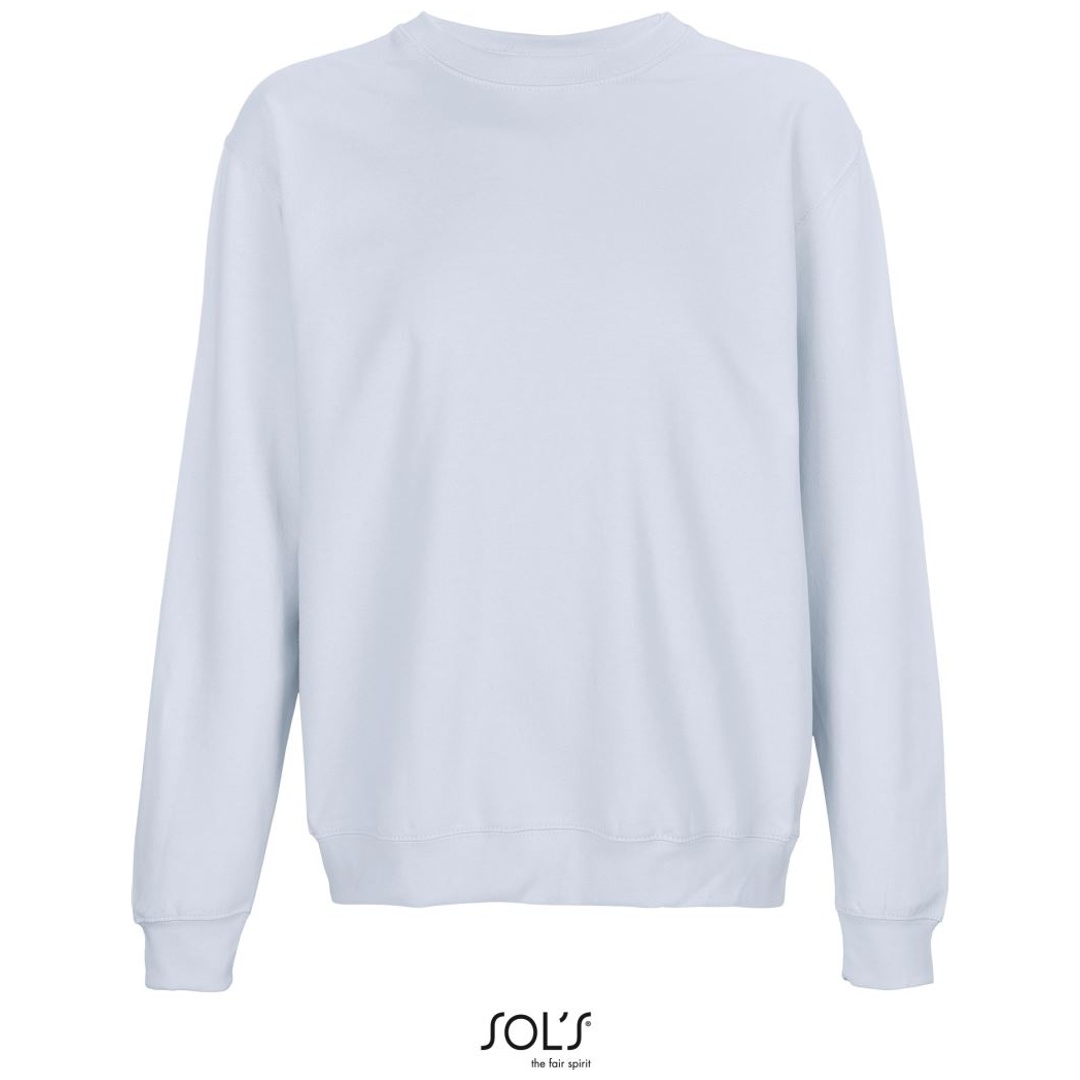 SOLs Collection Cotton Classics-25.3814 Unisex Sweater Gr. M creamy blue