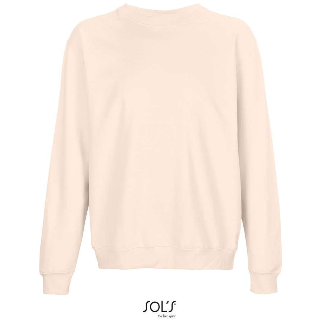 SOLs Collection Cotton Classics-25.3814 Unisex Sweater Gr. XS creamy pink