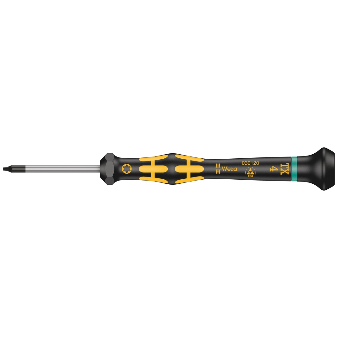 Wera 1567 TX ESD Kraftform Micro Schraubendreher, TX 4 x 40 mm