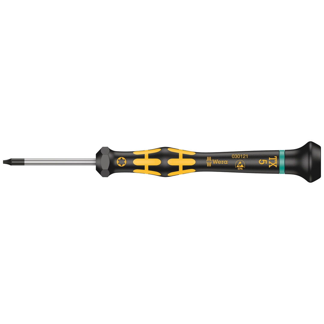 Wera 1567 TX ESD Kraftform Micro Schraubendreher, TX 5 x 40 mm