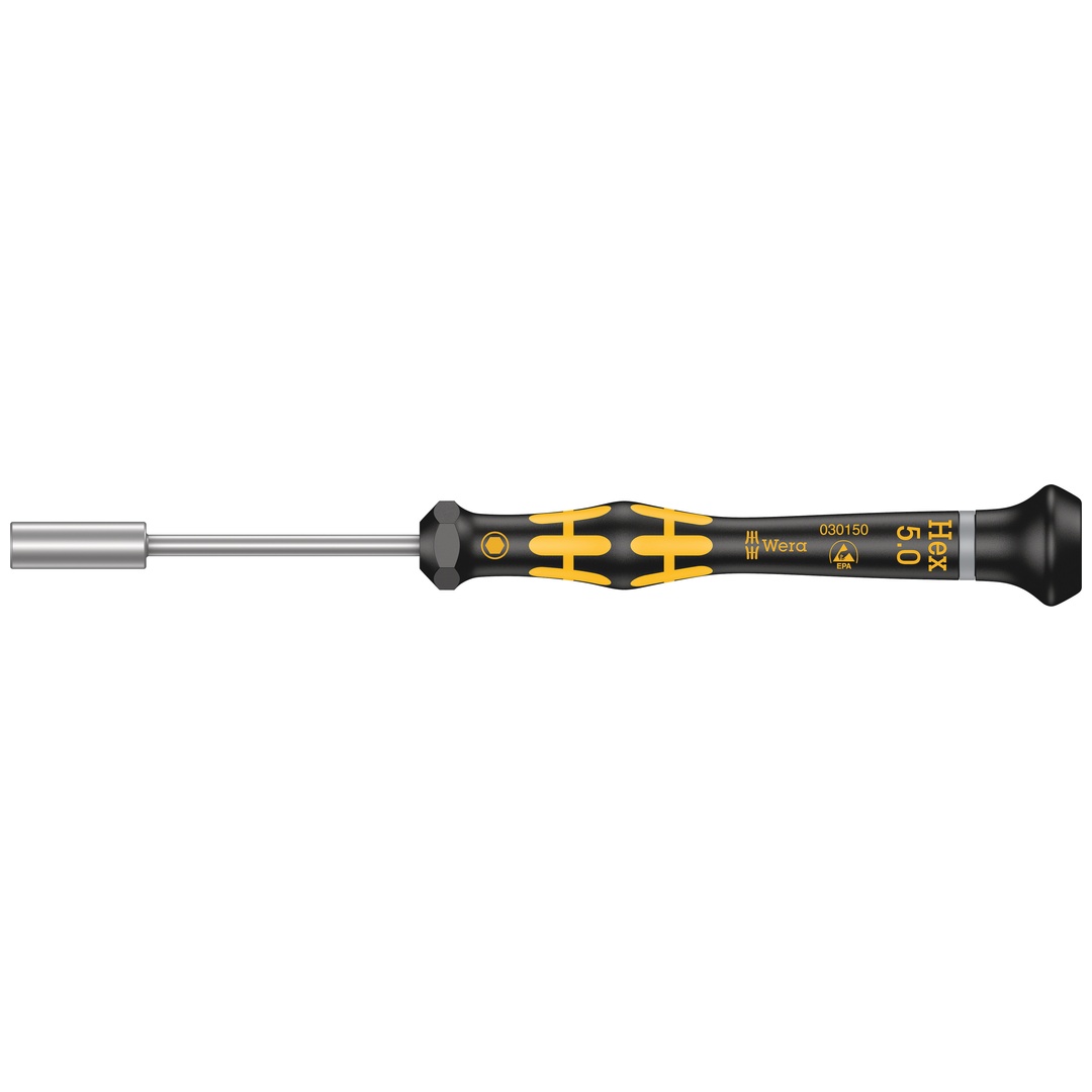 Wera 1569 ESD Kraftform Micro Steckschlüssel, 5 x 60 mm