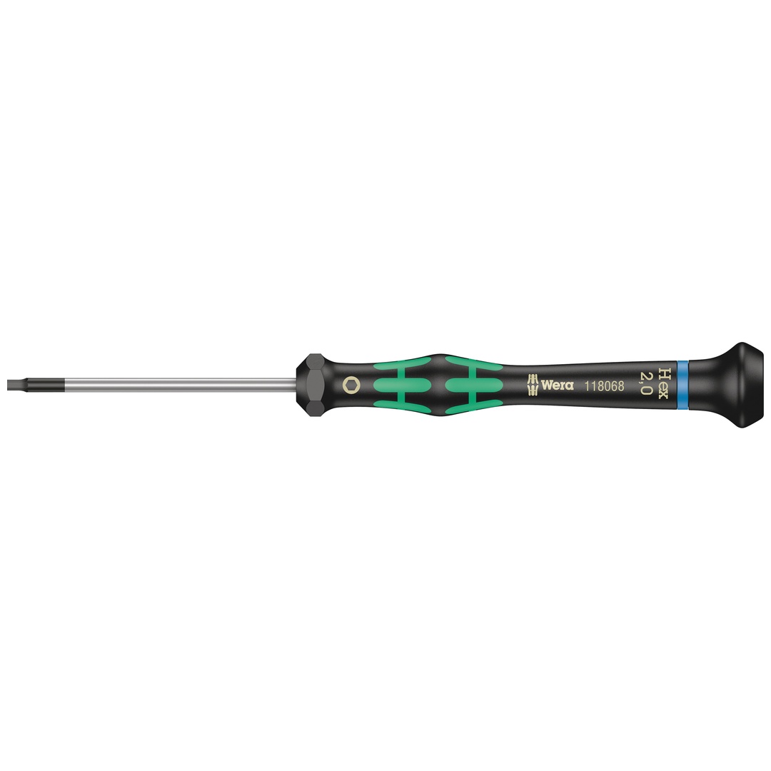 Wera 2054 Elektronik-Sechskantschraubendreher, 2 x 60 mm