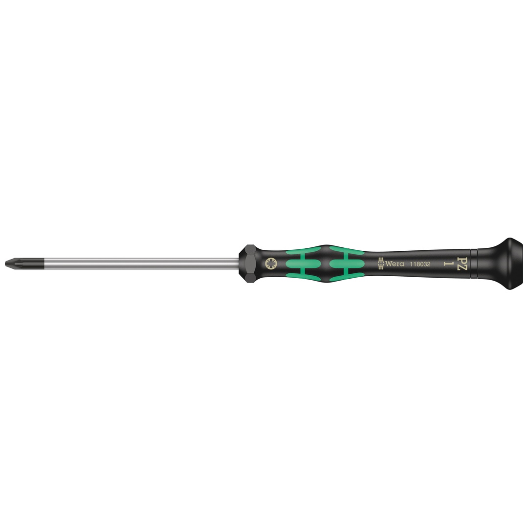 Wera 2055 PZ Elektronik-Kreuzschlitzschraubendreher, PZ 1 x 80 mm