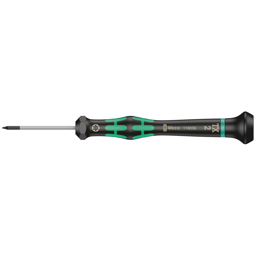Wera 2067 Elektronik TX Schraubendreher, TX 2 x 40 mm