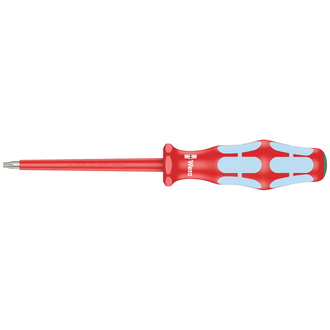 Wera 3167 i VDE-isolierter TX Schraubendreher, Edelstahl, TX 10 x 80 mm