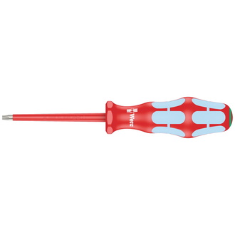 Wera 3167 i VDE-isolierter TX Schraubendreher, Edelstahl, TX 15 x 80 mm