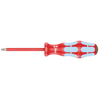 Wera 3167 i VDE-isolierter TX Schraubendreher, Edelstahl, TX 20 x 80 mm