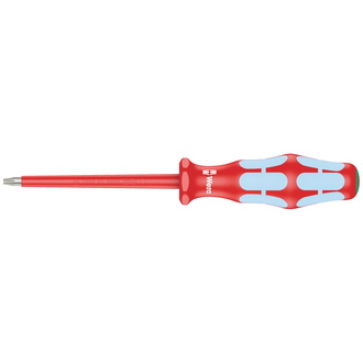 Wera 3167 i VDE-isolierter TX Schraubendreher, Edelstahl, TX 9 x 80 mm