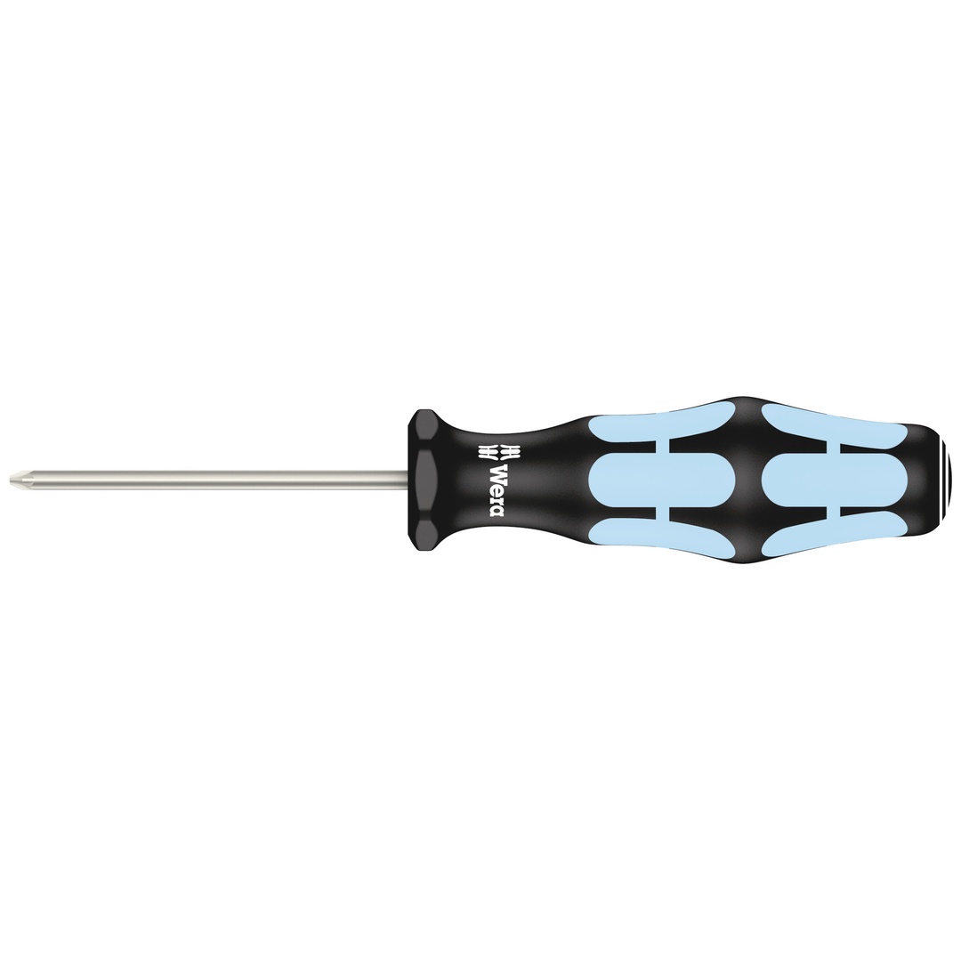 Wera 3355 PZ Kreuzschlitz-Schraubendreher, Edelstahl, PZ 0 x 60 mm