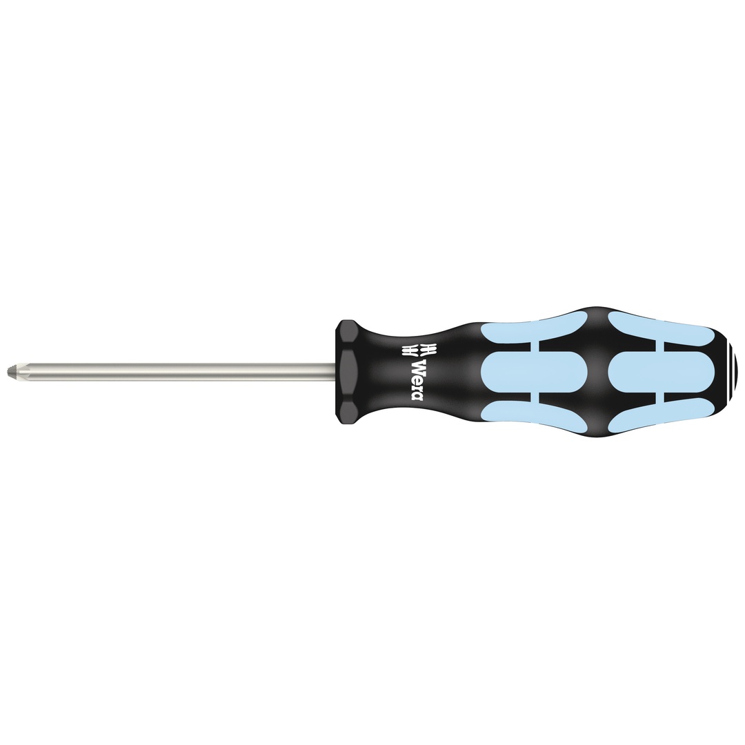 Wera 3355 PZ Kreuzschlitz-Schraubendreher, Edelstahl, PZ 1 x 80 mm