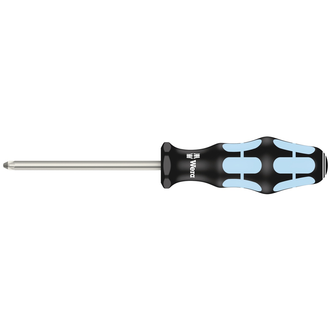 Wera 3355 PZ Kreuzschlitz-Schraubendreher, Edelstahl, PZ 2 x 100 mm