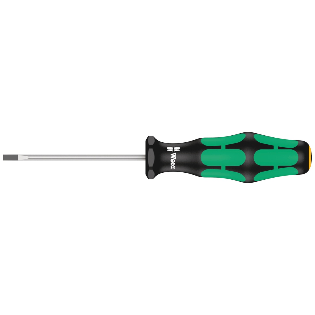 Wera 335 Schlitz-Schraubendreher - Elektrikerklinge, 0,4 x 2,5 x 60 mm
