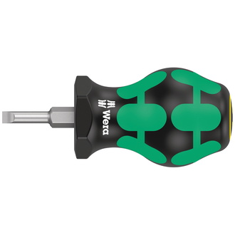Wera 335 Stubby/Vergaserschraubendreher, 0,8 x 4 x 24,5 mm