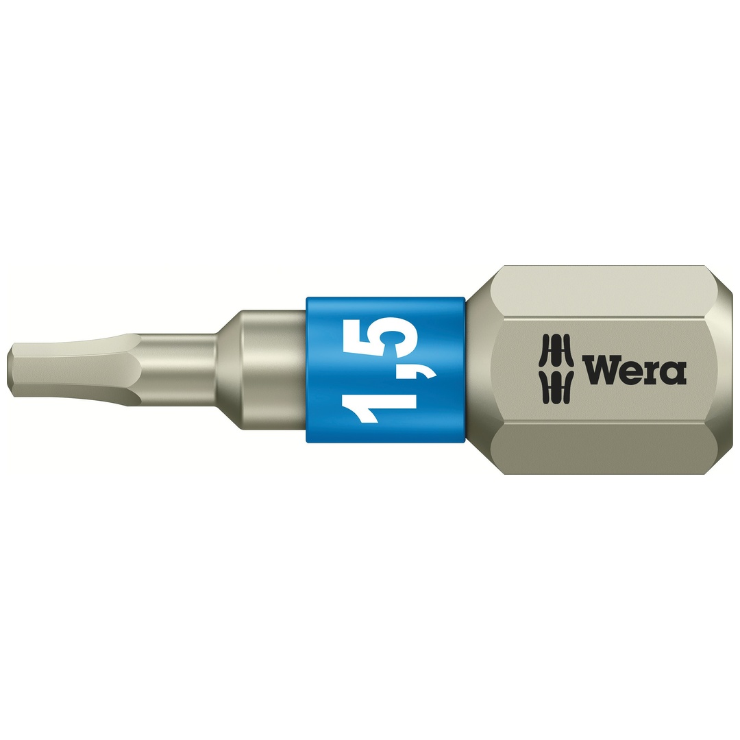 Wera 3840/1 TS Bits, Edelstahl, 1,5 x 25 mm