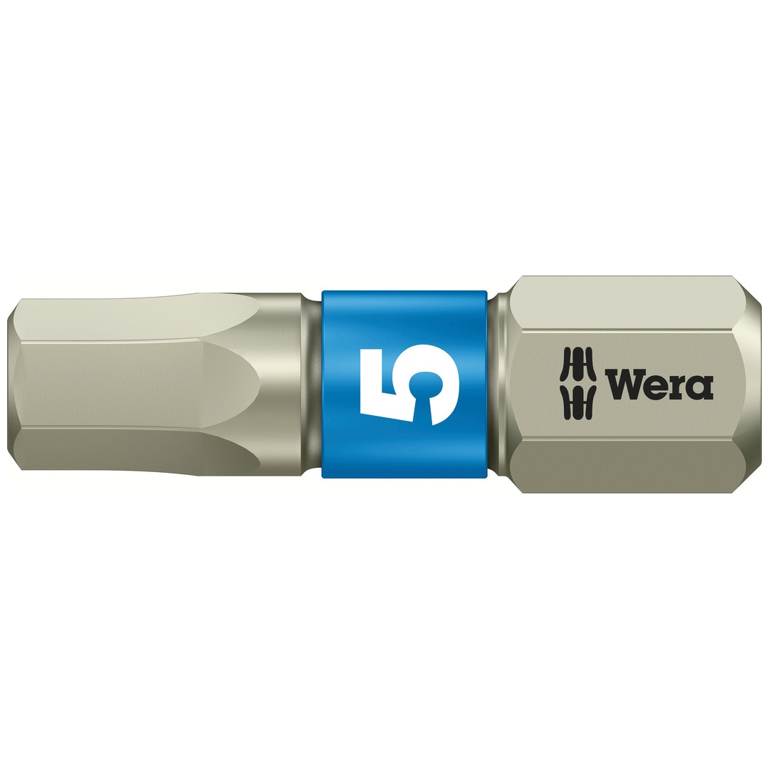 Wera 3840/1 TS Bits, Edelstahl, 5 x 25 mm