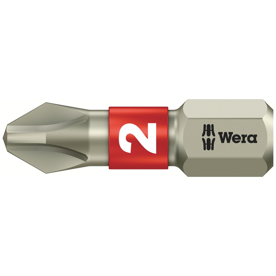 Wera 3851/1 TS Bits, Edelstahl, PH 2 x 25 mm