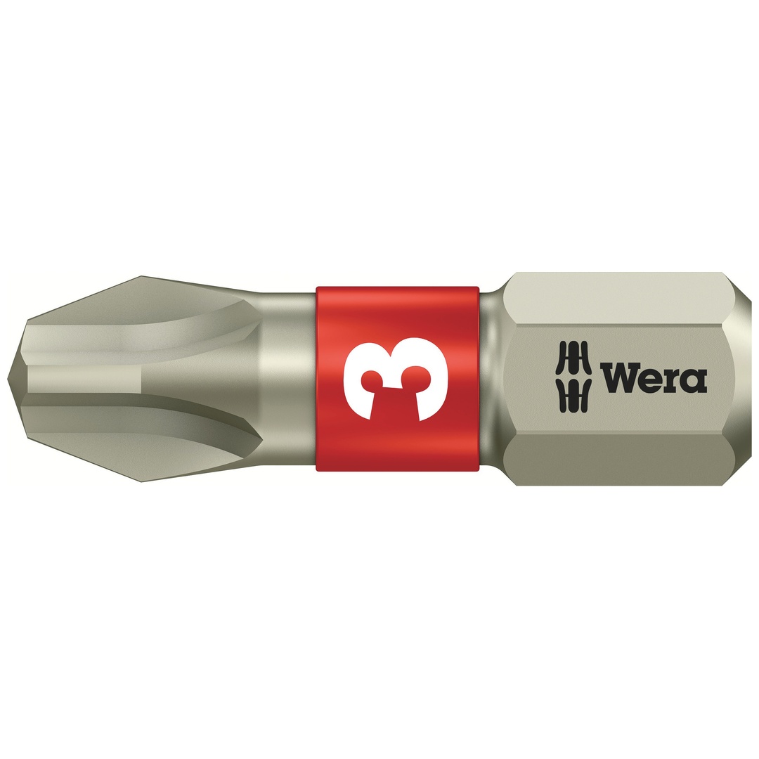 Wera 3851/1 TS Bits, Edelstahl, PH 3 x 25 mm