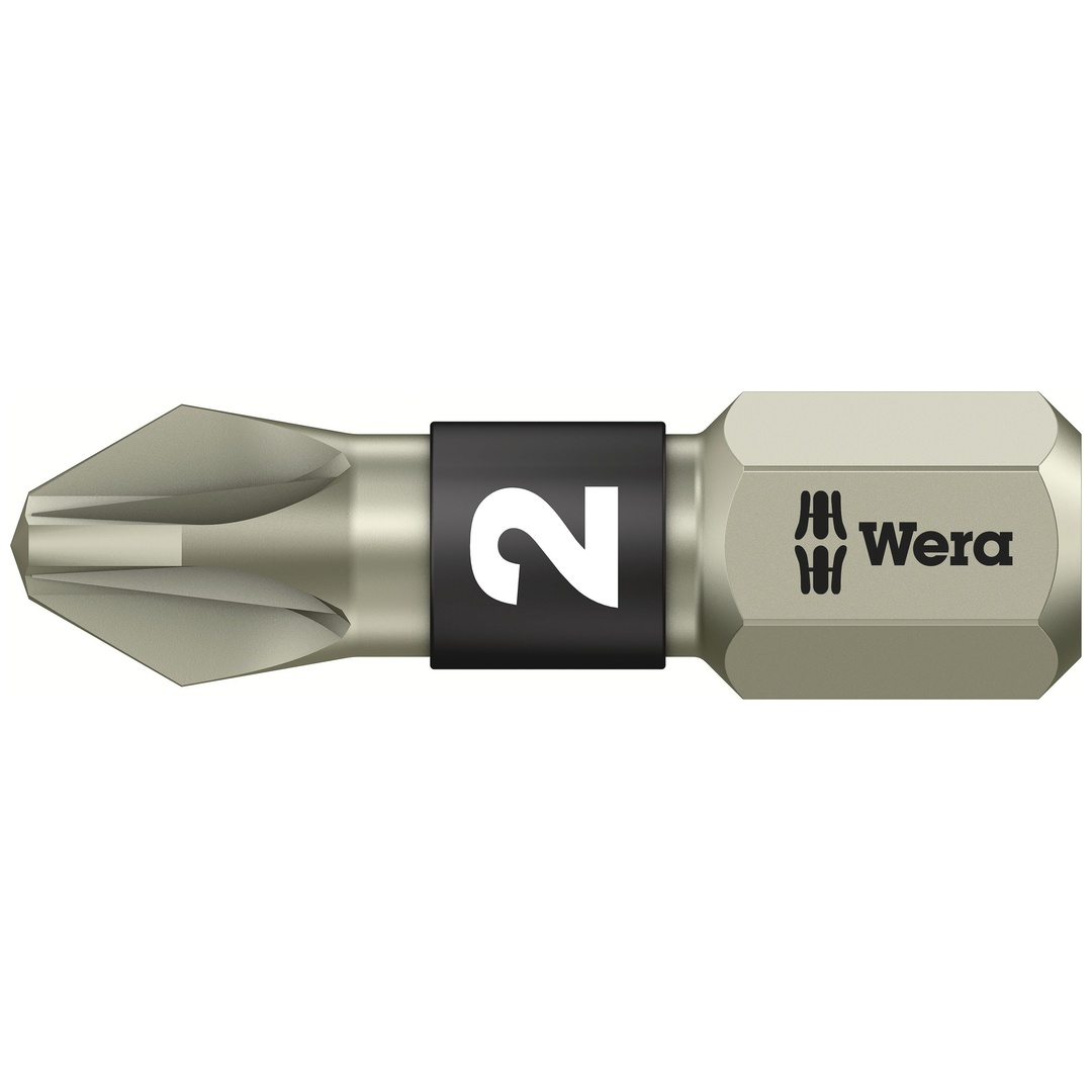 Wera 3855/1 TS Bits, Edelstahl, PZ 2 x 25 mm
