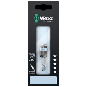 Wera 3888/4/1 K SB Rapidaptor Universalhalter, Edelstahl, 1/4" x 50 mm