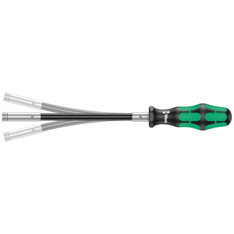 Wera 393 S Bits-Handhalter extra slim mit flexiblem Schaft, 1/4" x 173,5 mm