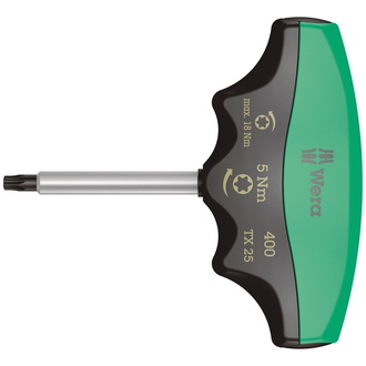 Wera 400 TX Drehmomentindikator, TX 25 x 5,0 Nm
