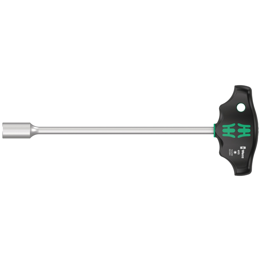 Wera 495 Quergriff-Steckschlüsselschraubendreher, 12 x 230 mm