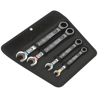 Wera 6000 Joker 4 Set 1 Maul-Ringratschenschlüssel-Satz, 4-tlg.