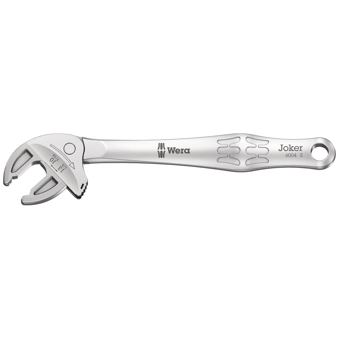 Wera 6004 Joker S Selbstjustierender Maulschlüssel, 10-13 x 7/16-1/2 x 154 mm
