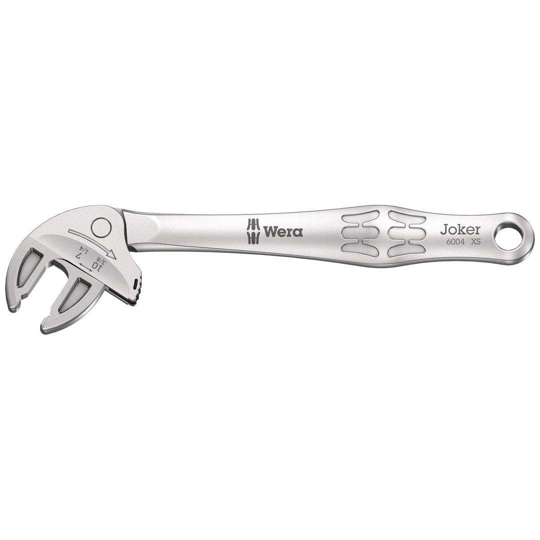 Wera 6004 Joker XS Selbstjustierender Maulschlüssel, 7-10 x 1/4-3/8 x 117 mm