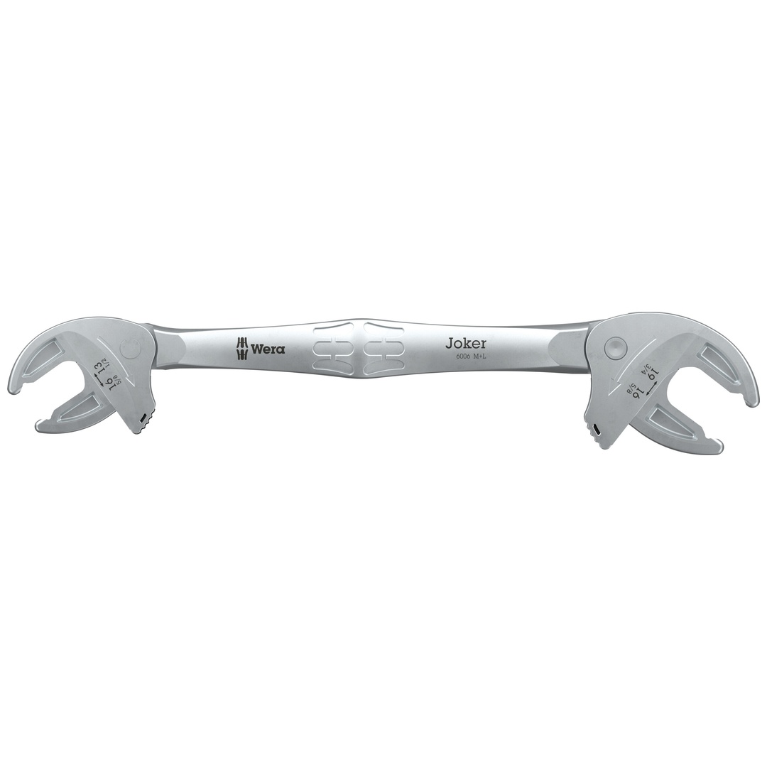 Wera 6006 Joker M/L Selbstjustierender Doppelmaulschlüssel, 13-16 x 1/2-5/8