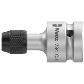 Wera 784 C 1/2"-Verbindungsteile mit Wera-Schnellwechselfutter, 784 C/1 x 1/4" x 50 mm