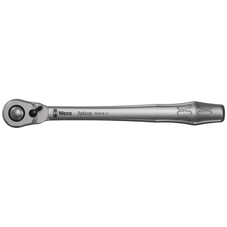 Wera 8004 B Zyklop Metal-Knarre mit Umschalthebel mit 3/8"-Antrieb, 3/8" x 222 mm