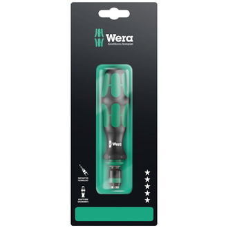 Wera 817 R SB Bits-Handhalter mit Rapidaptor Schnellwechselfutter, 1/4" x 133 mm