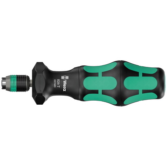 Wera 826 T Kraftform Turbo Bits-Handhalter mit Rapidaptor Schnellwechselfutter, 1/4" x 146 mm