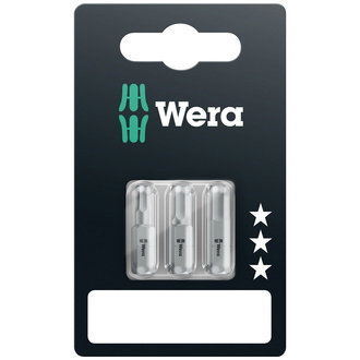Wera 840/1 Z Set SB, 3-tlg., 1/4" Sechskant, passend für Halter nach DIN ISO 1173-D 6,3