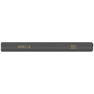 Wera 840 S Hex-Plus Innensechskant Bits für Schlagschraubendreher, 1/4" x 70 mm