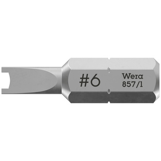 Wera 857/1 Z Spanner Bits, 6 x 25 mm