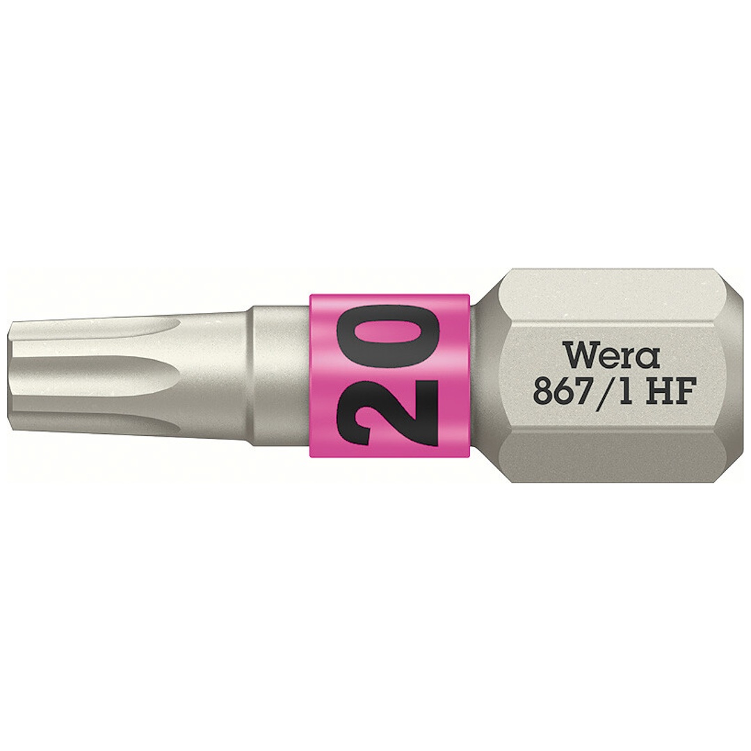 Wera   1/4 Bit, Länge 25 mm, TX 20
