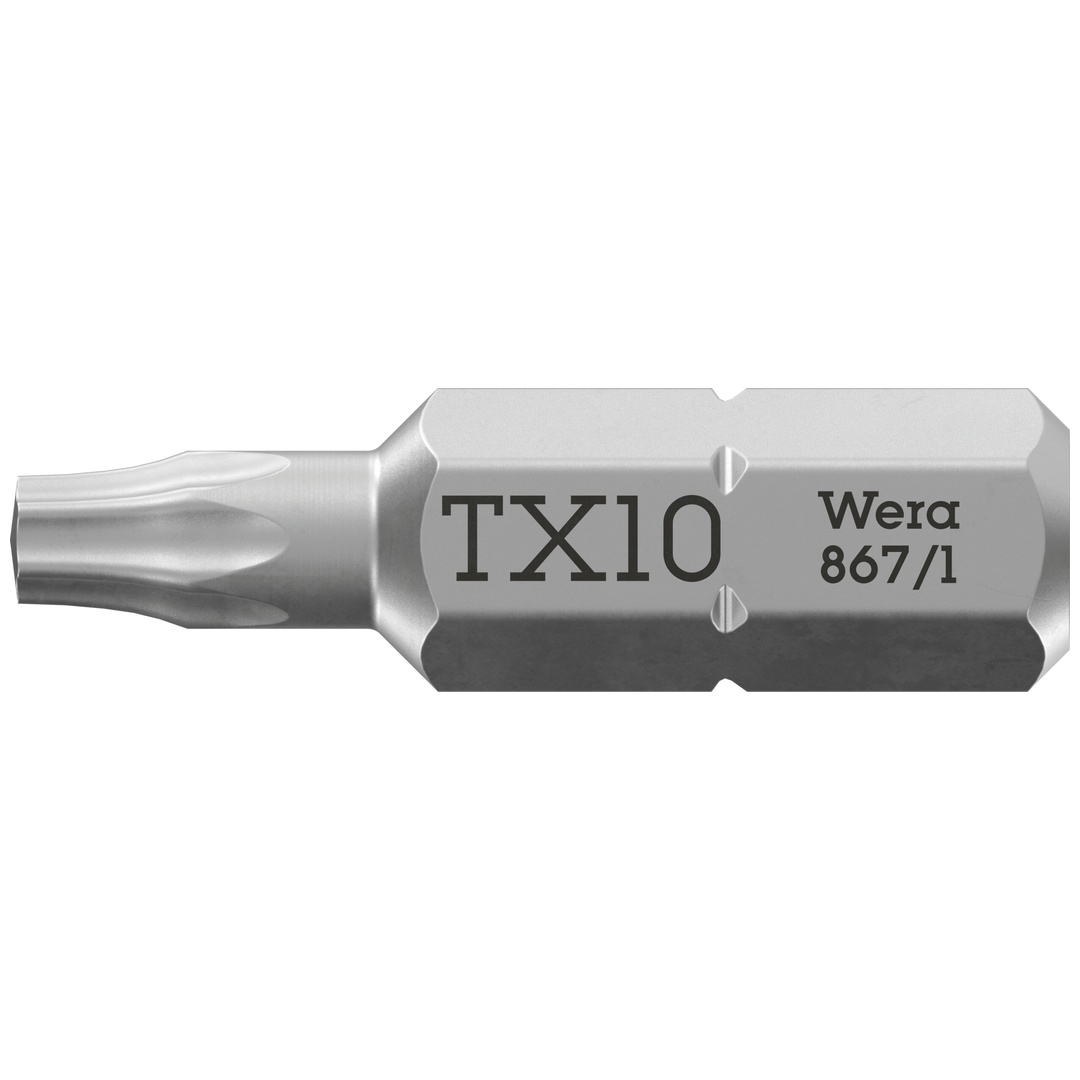Wera 867/1 Z TX 1/4 BitBit, Länge 25 mm, TX 10