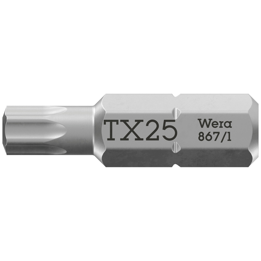 Wera 867/1 Z TX 1/4 BitBit, Länge 25 mm, TX 25