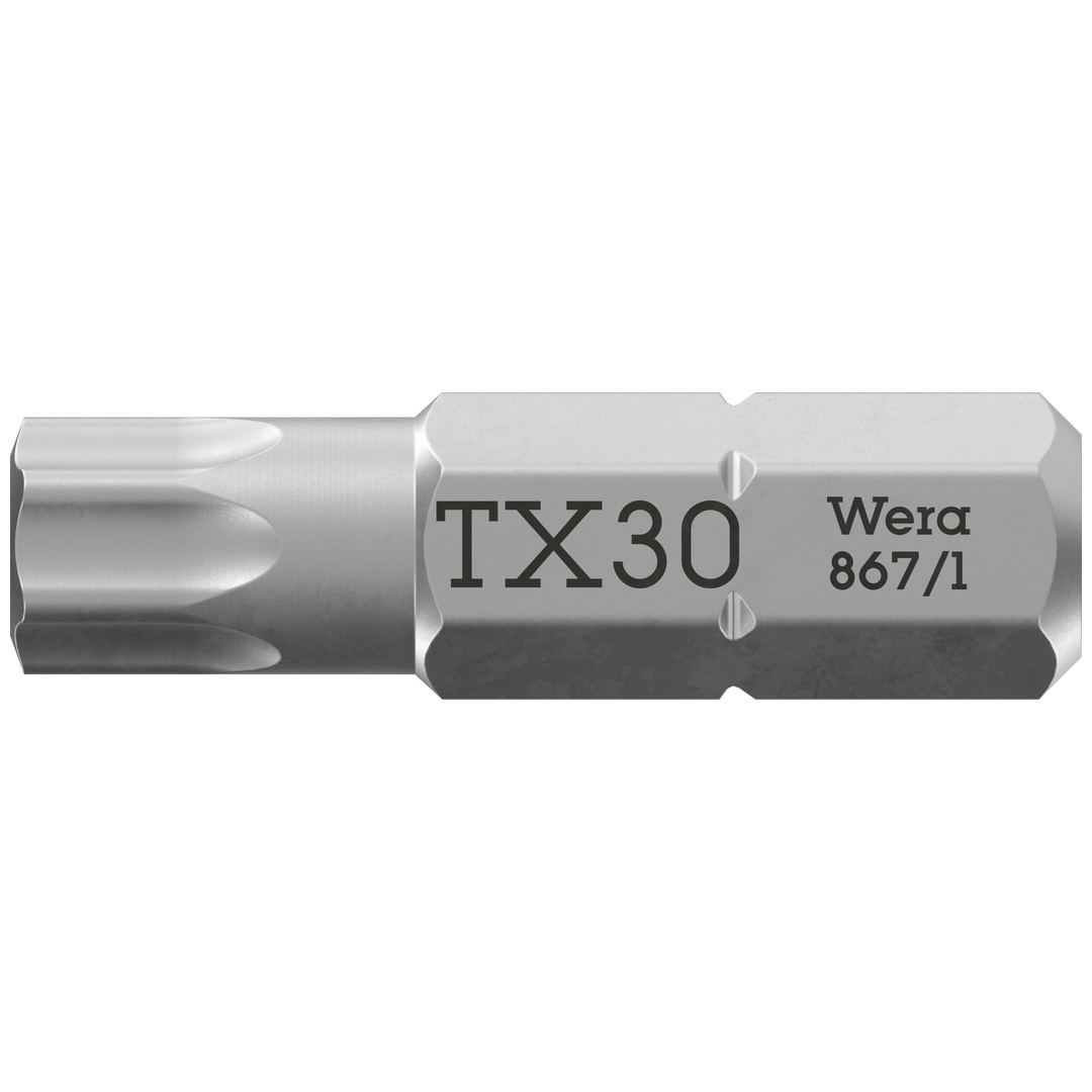 Wera 867/1 Z TX 1/4 BitBit, Länge 25 mm, TX 30
