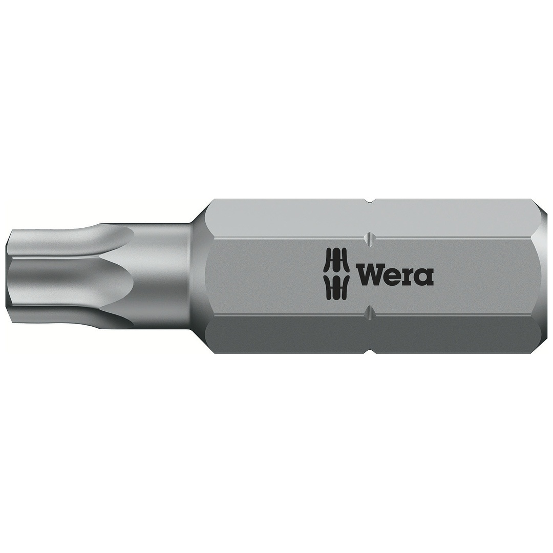 Wera 867/1 1/4 Bit mit Bohrung IPR TX, Länge 25 mm, 25 IPR